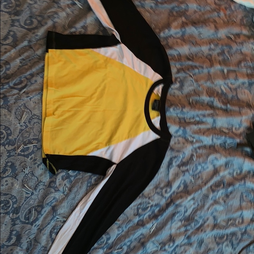 long sleeve crop top